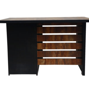 Rectangular Two-Tier Black Executive Table ET-05