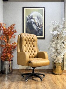 Wingback Brown CEO Chair AC-02