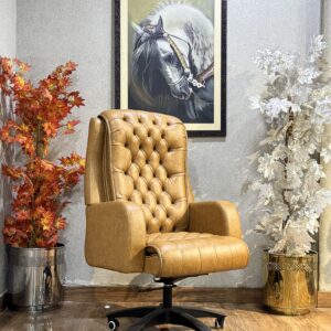 Wingback Brown CEO Chair AC-02