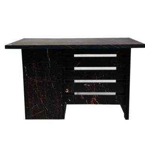 Monolithic Dark Marble Finish Executive Table ET-04