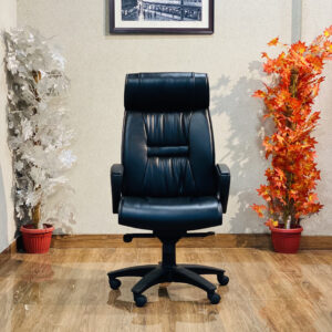 CEO Chair-Best CEO Chair in Pakistan-Leather Black AC 01