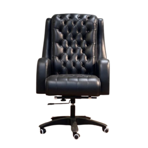Classic CEO Chair High Back Wingback Boss Chair (Black) AC-08