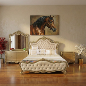 Cavalier Gold Bed Set BS-01