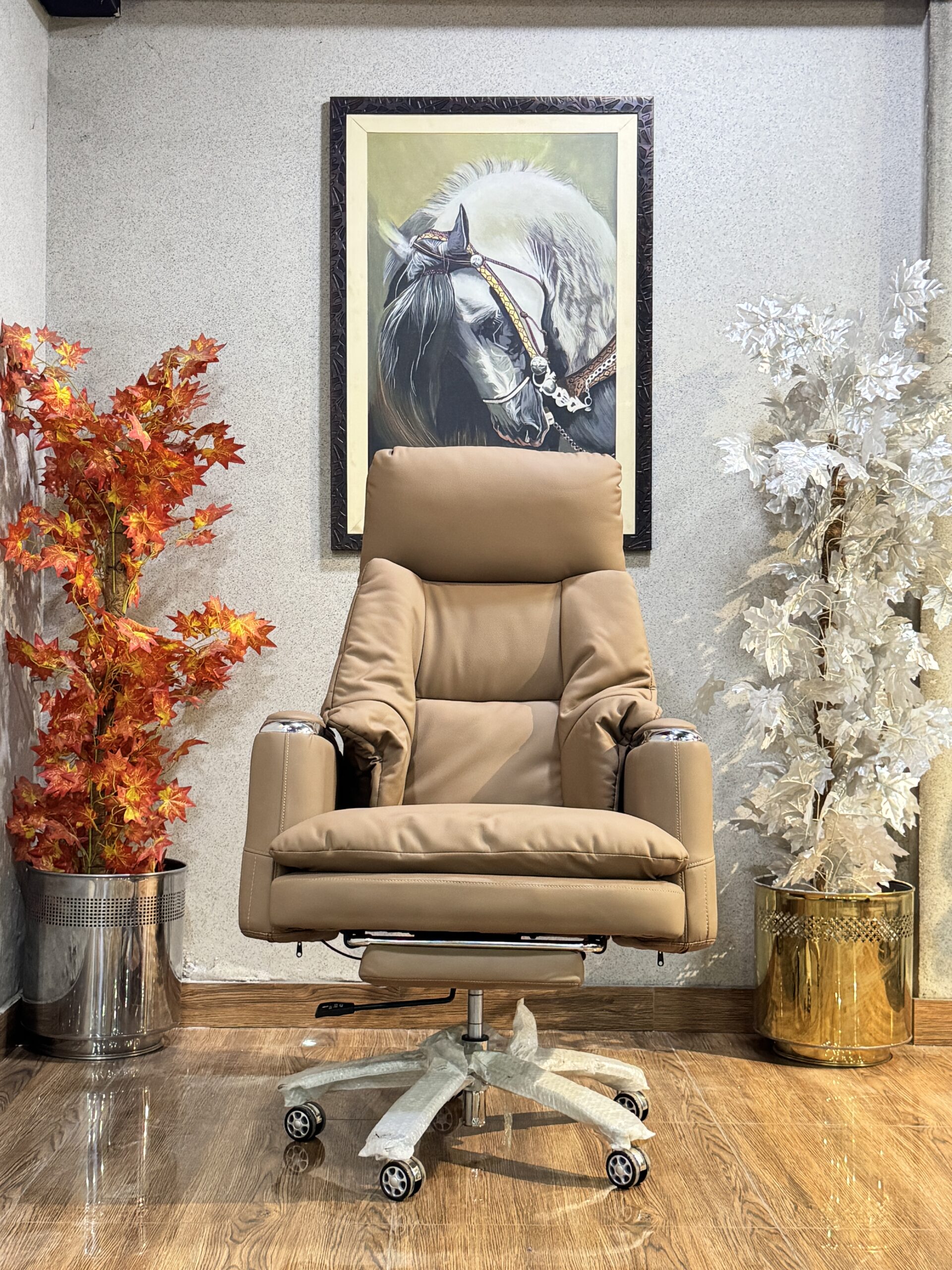 The Chairman's Edge Brown CEO Chair AC-14 - Image 2