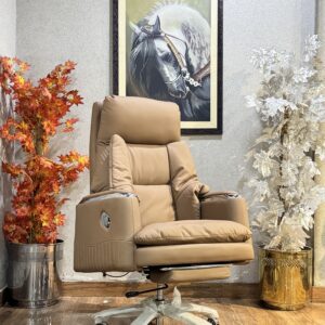 The Chairman's Edge Brown CEO Chair AC-14