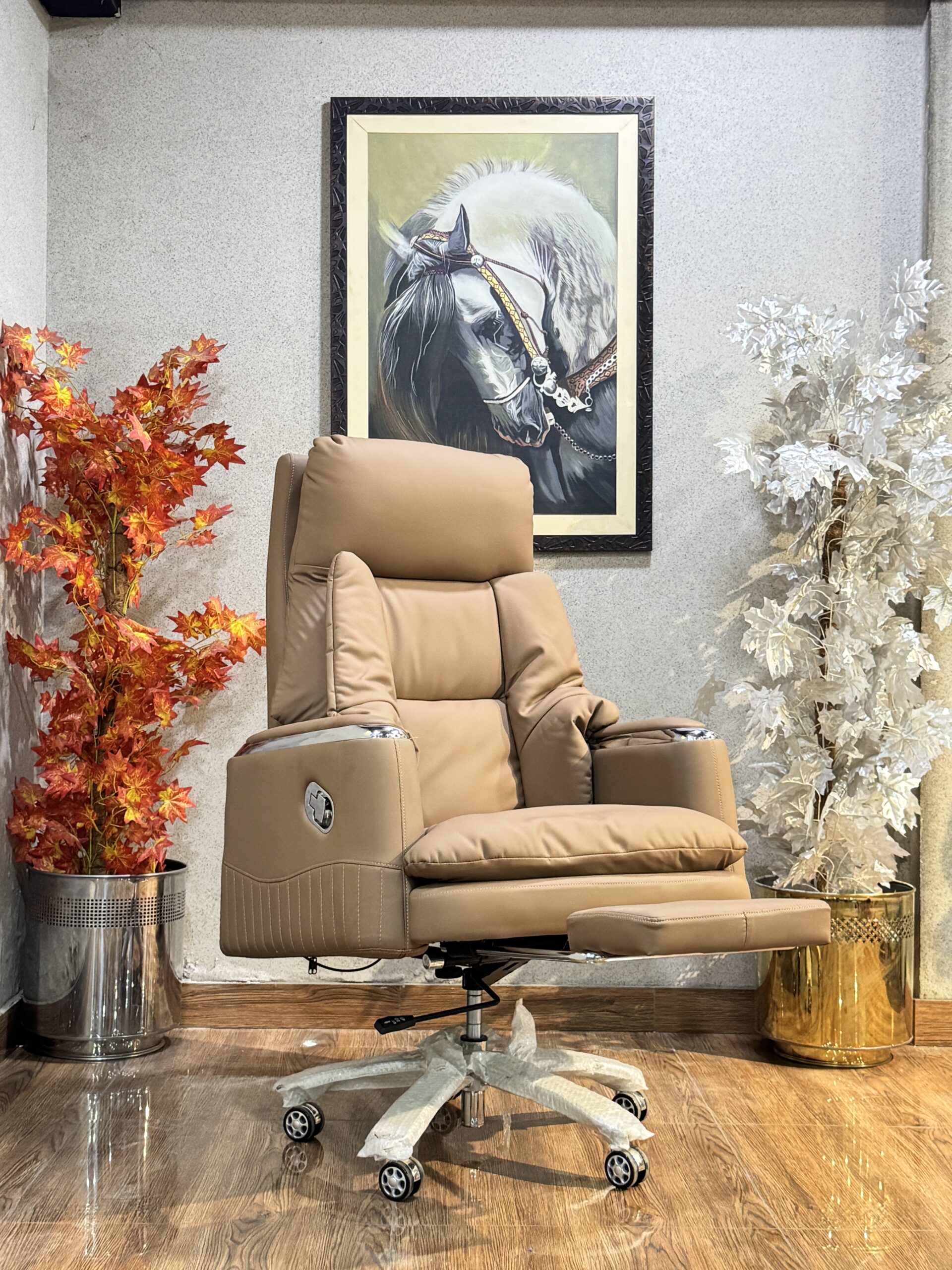 The Chairman's Edge Brown CEO Chair AC-14 - Image 3