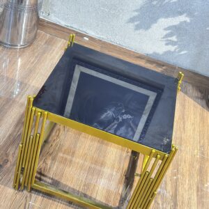 Midnight Column Accent Table