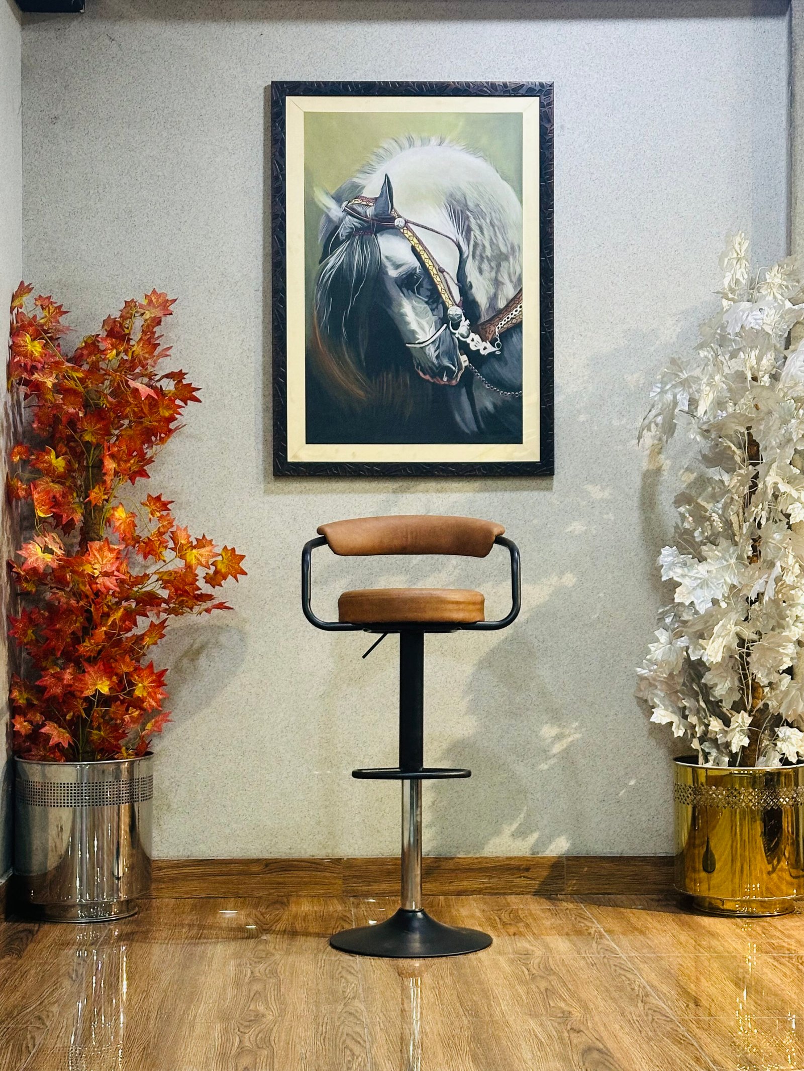 Vanguard Faux Leather Swivel Counter Stool ST-06 - Image 2