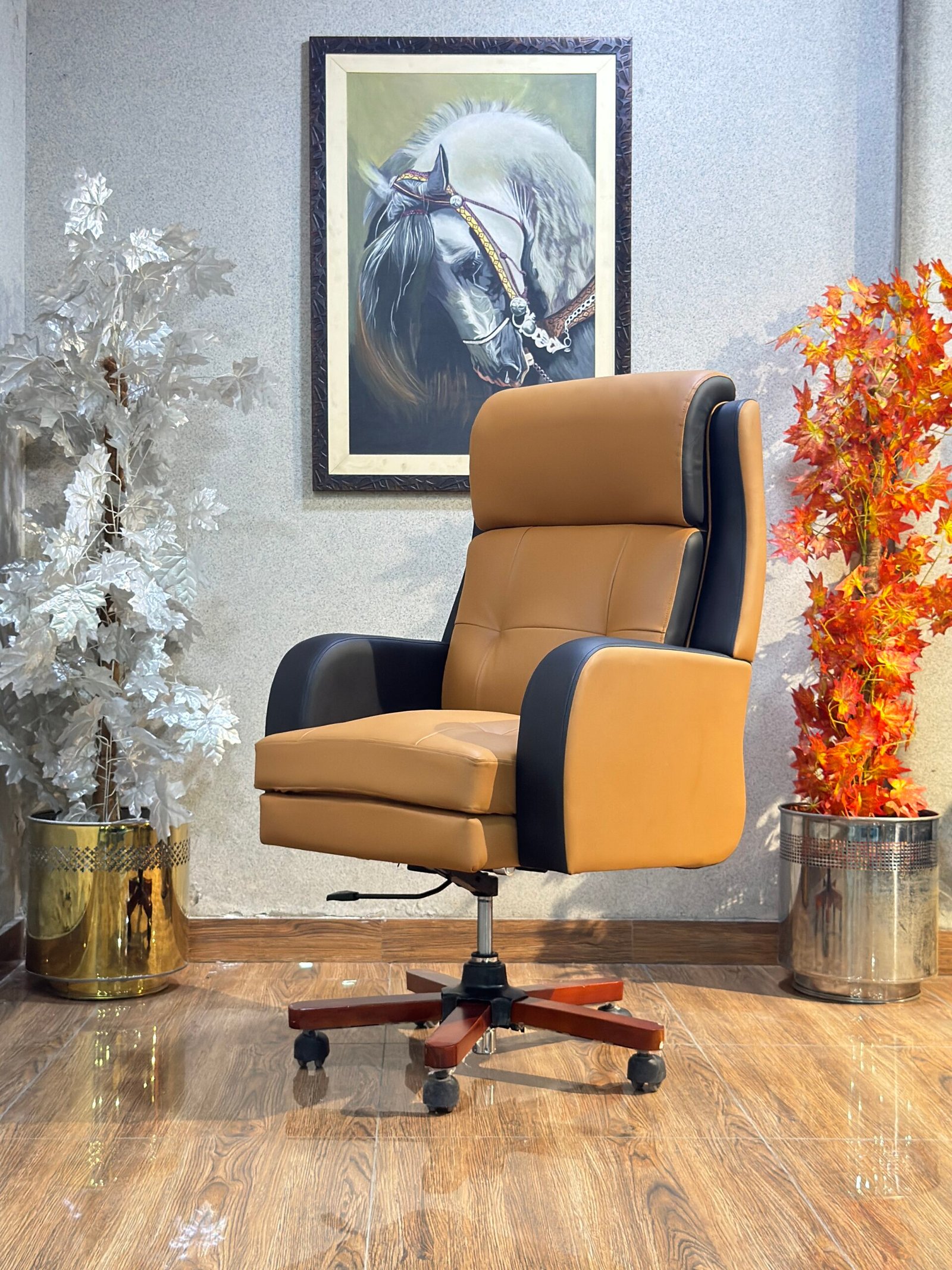 Monarch Two-Tone High-Back CEO Chair AC-18