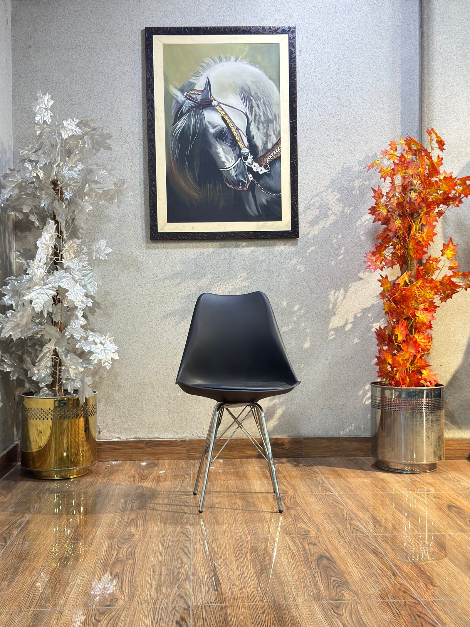 Modena Mid-Century Matte Black Eiffel Pair ST-01 - Image 2