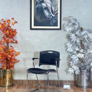 Zest Ergonomic Black Visitor Chair VC 22