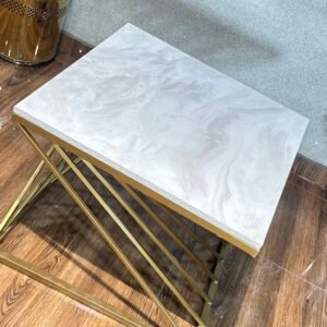 Modern Geometric Faux Marble Center Table CT 23