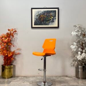 Modern Adjustable Swivel Bar Stool Orange ST 05