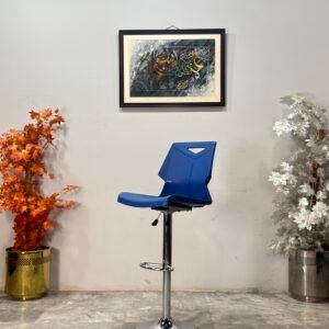 Modern Adjustable Swivel Bar Stool Blue ST 06